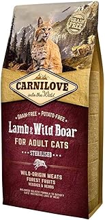 Carnilove Adult Sterilised Lamb & Wild Boar Dry Cat Food product image