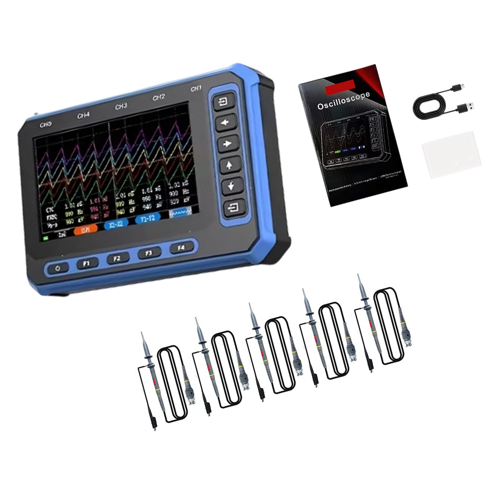 Oscilloscope numérique portable 5 canaux WiFi pour résoudre vos pannes de circuits complexes