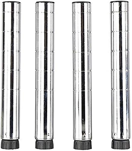 Postes de estantería de alambre cromado de 8 pulgadas de alto  Paquete de 4 postes  NSF Commercial Heavy Duty
