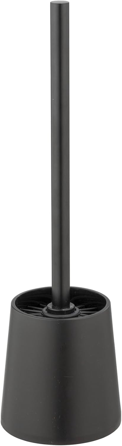 WENKO Sortino Silicone Toilet Brush Set Black