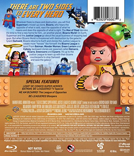 LEGO DC Comics Super Heroes: Justice League vs Bizarro League (No Figurine) (BD) [Blu-ray] image 4
