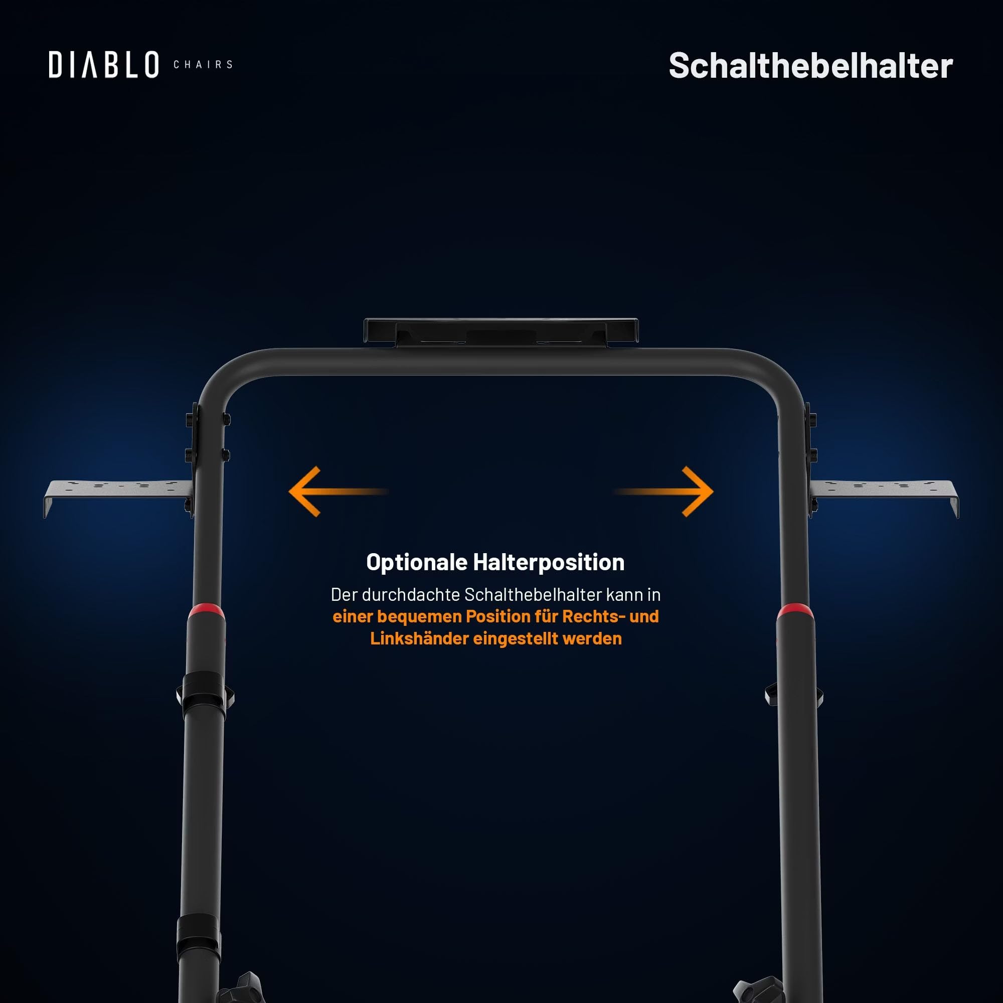 Diablo X-Drive Mini Lenkradständer Für Rennsimulation Kompatibel Mit Den Meisten Modellen Höhen- Und Neigungsverstellbar Schalthebelhalter Klappbar Weiß Kompakt [Not Machine Specific]