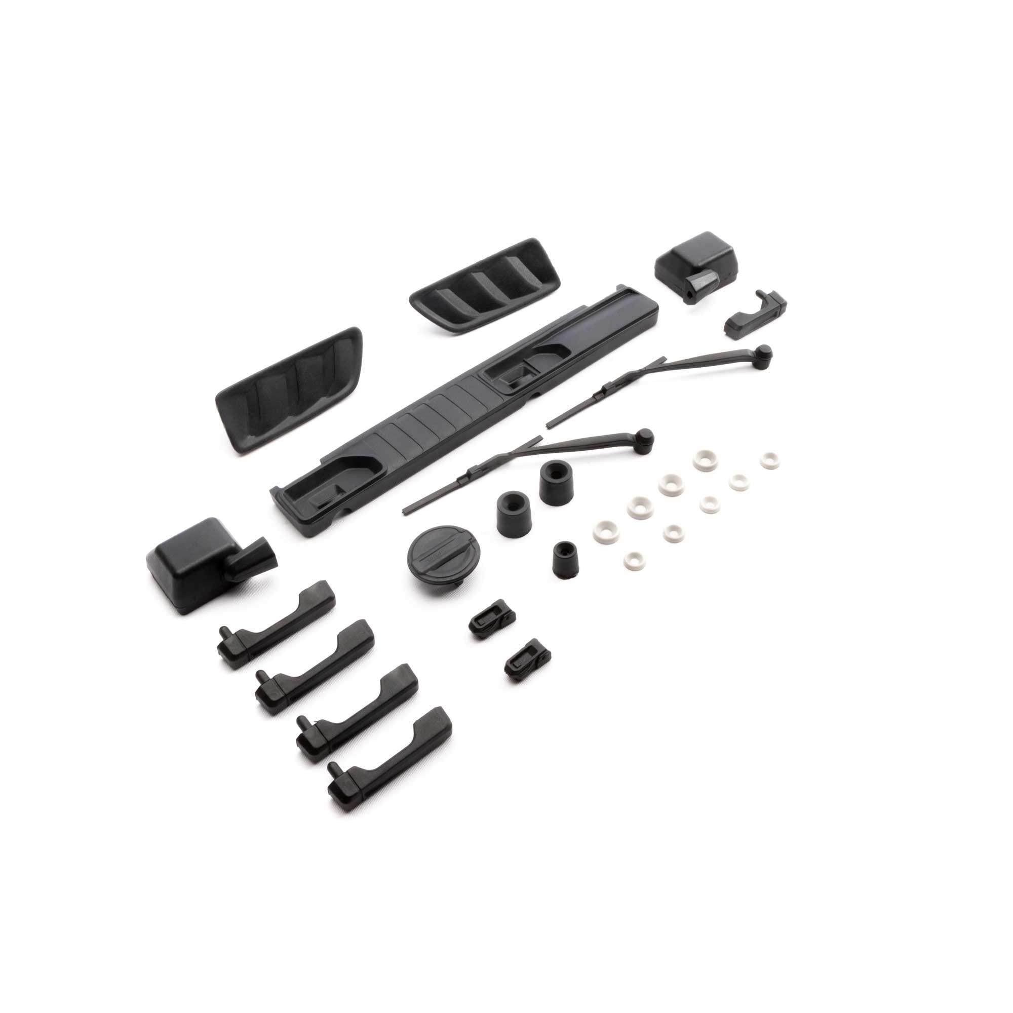 Amazon.com: Axial SCX6: Jeep JLU Exterior Detail Parts, AXI250004