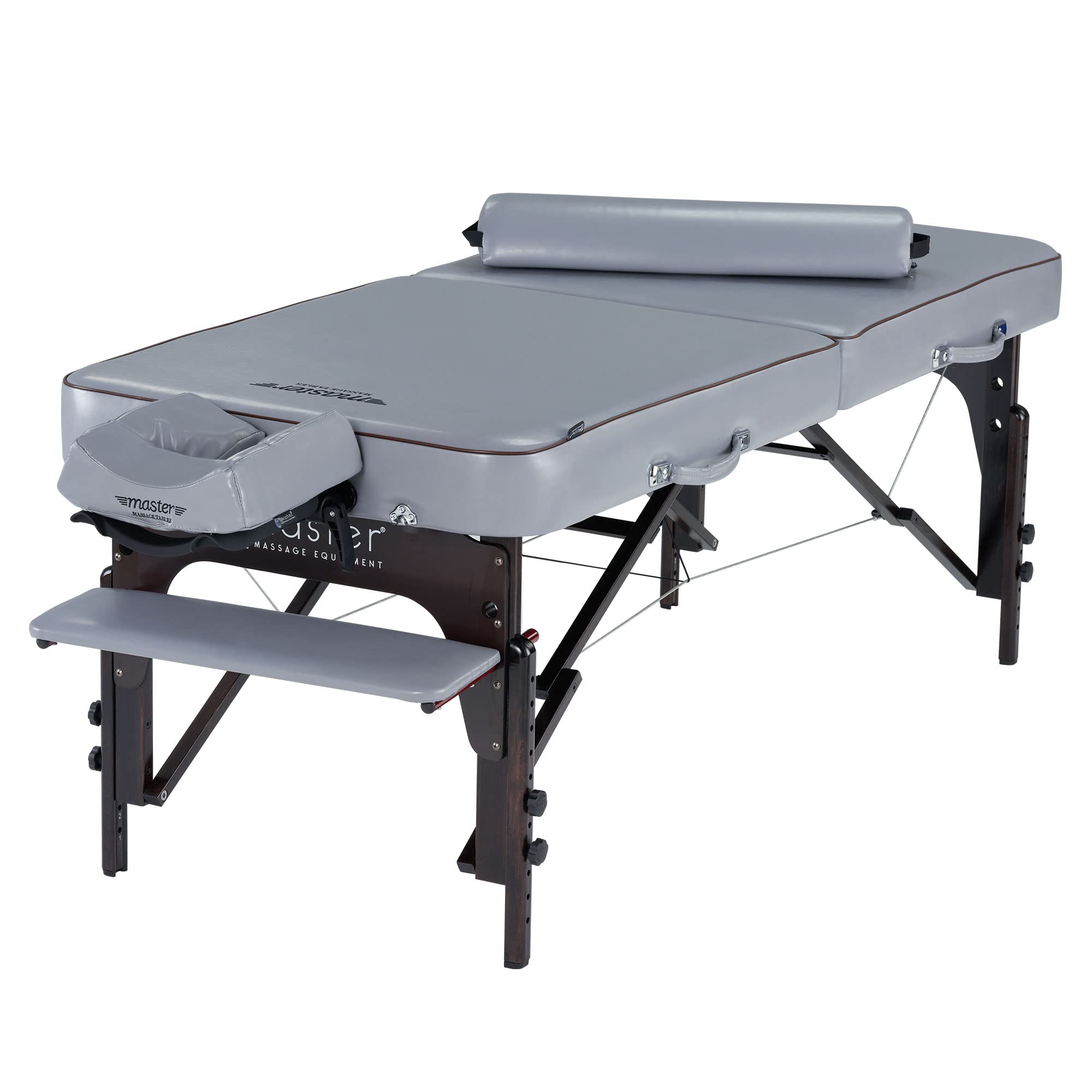 Master Massage Montour LX Mobil 76 cm przenośny zestaw do masażu z drewnianymi nóżkami i torbą do przenoszenia