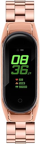 Miniatura 2 de RuiRdot Pulsera Mi 6, correa de acero inoxidable ultrafina desmontable, correa de repuesto para reloj deportiva compatible con Mi Band 5Mi Band 6,