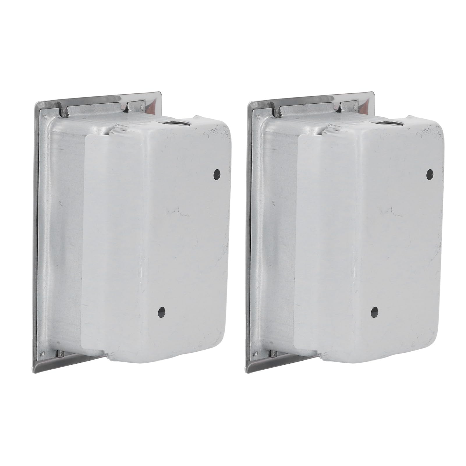 Kit De 2 Cajas De Interruptor De Teclas De Acero - Para Puertas De Garaje, Obturador O Seguridad, Con 4 Llaves