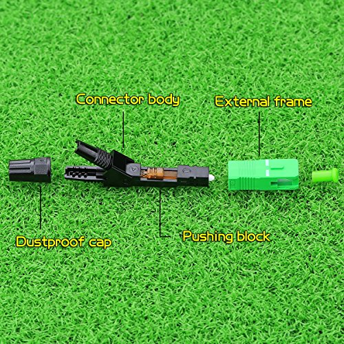 10 Pcs Ftth Sc Apc Optical Fiber Cable Quick Connector Fast Cold Connection Adapter For Catv Network #TOP1
