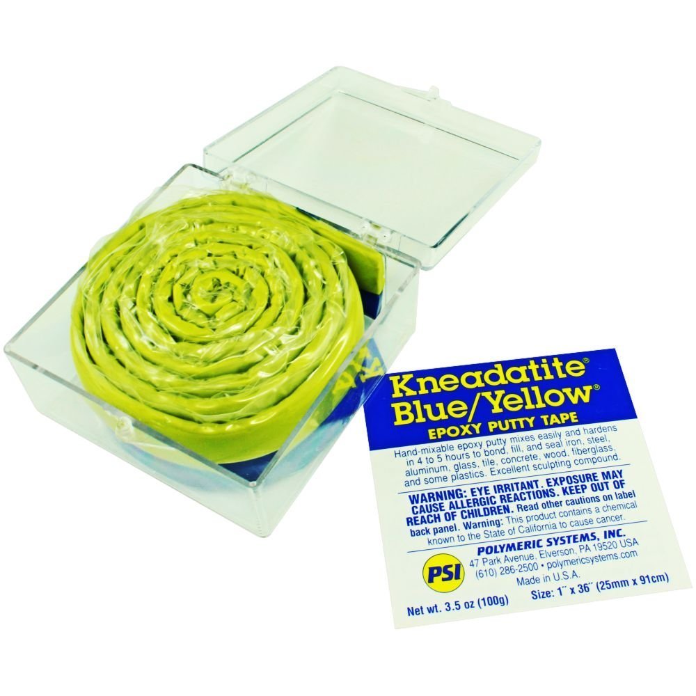 Kneadatite Blue/Yellow Epoxy Putty Tape 36 Green Stuff