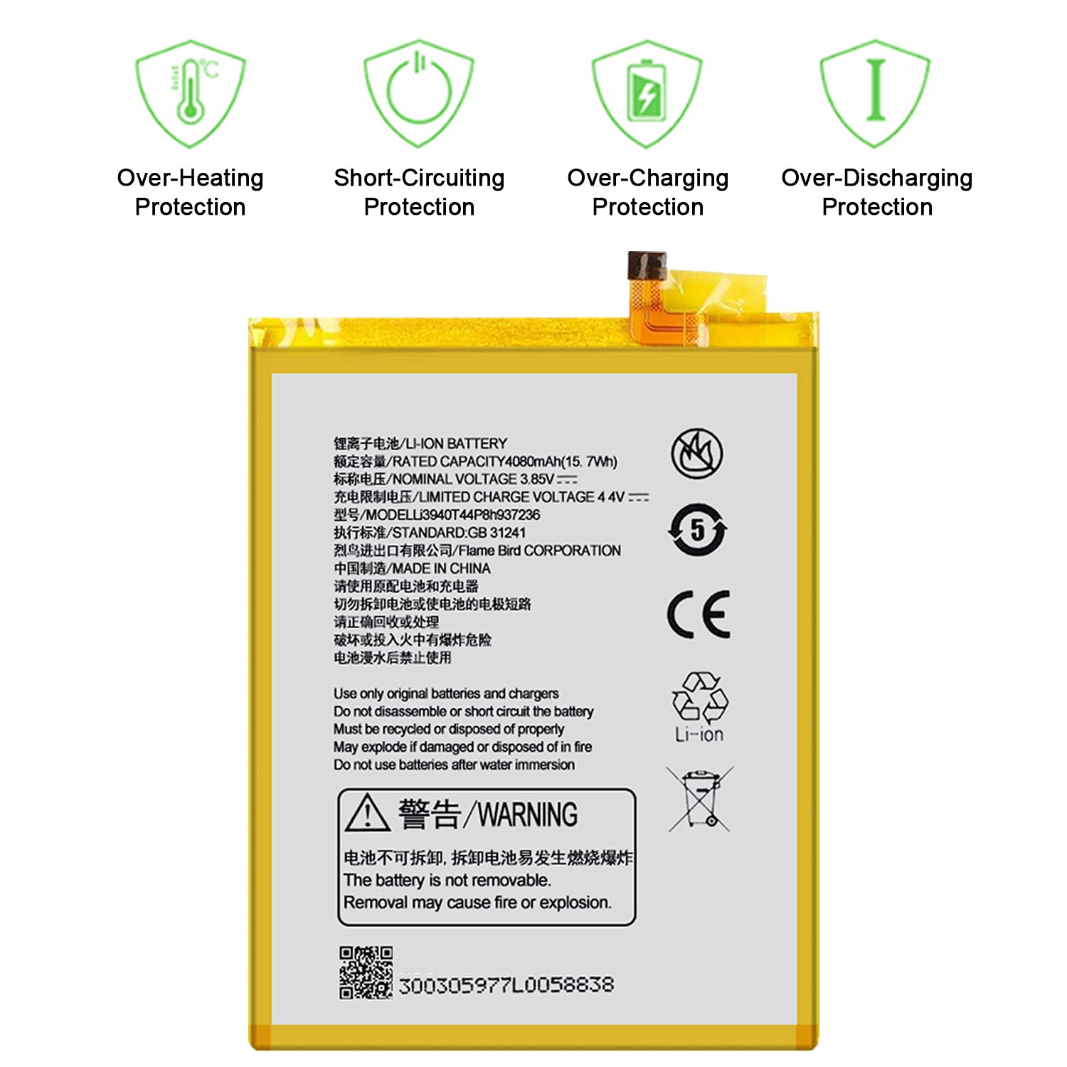 44351 Battery for Streamlight Vulcan 180 Lantern, 10400mAh - Sold by smavco