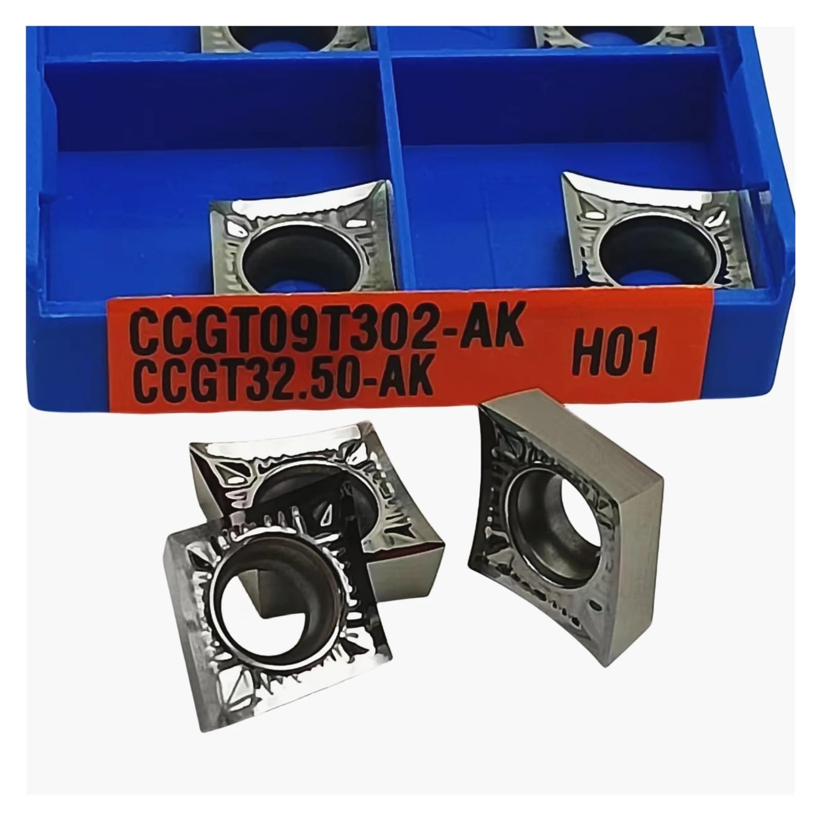 Insert carbure CCGT09T302 évite le collage de l'aluminium sur tour