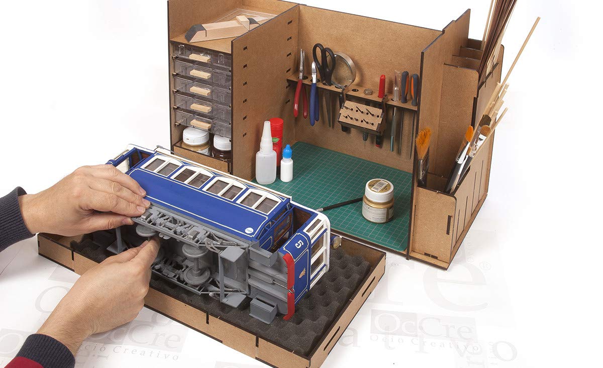 Taller mueble organizador + módulo cajonera