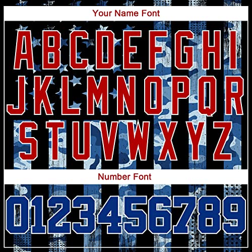 Custom America Baseball Jersey, camiseta personalizada con nombre y número para hombres, mujeres y jóvenes miniatura 4