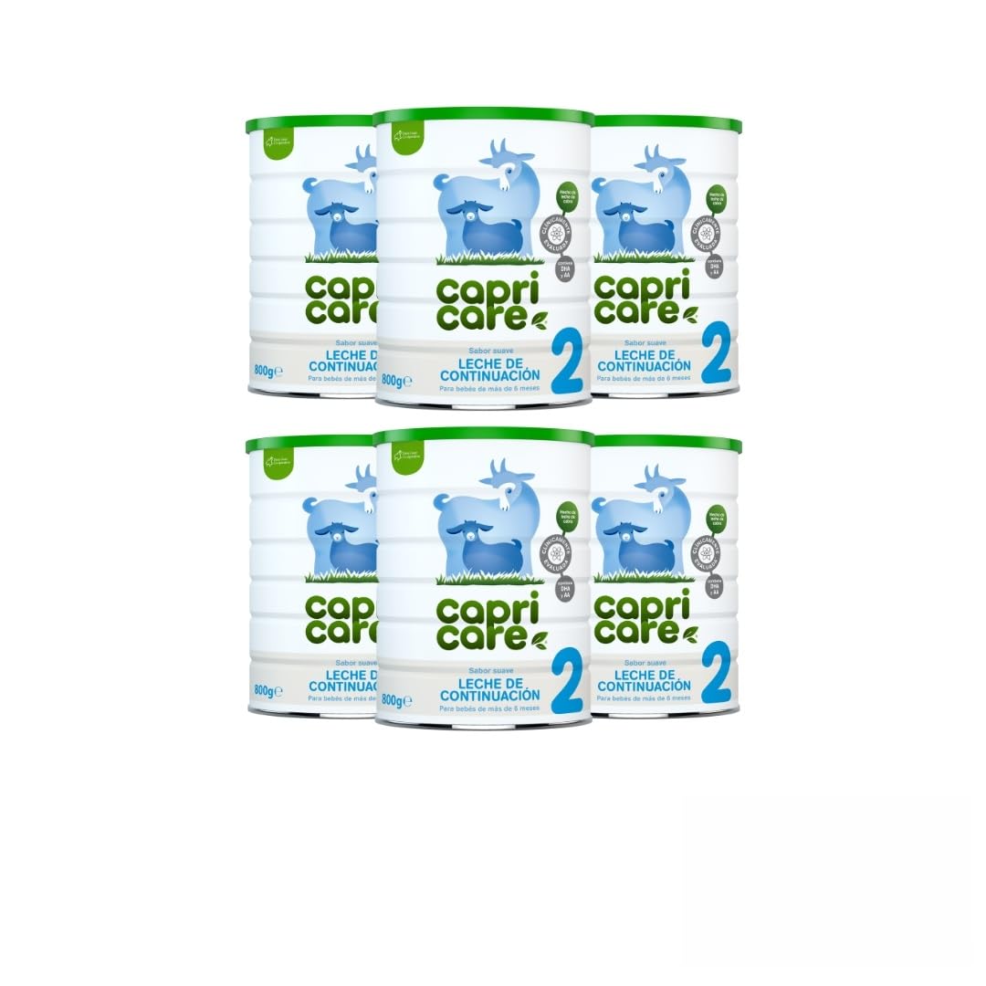 Capricare 2 Leche de Cabra en Polvo Continuación 6 Meses+ 6x800 g