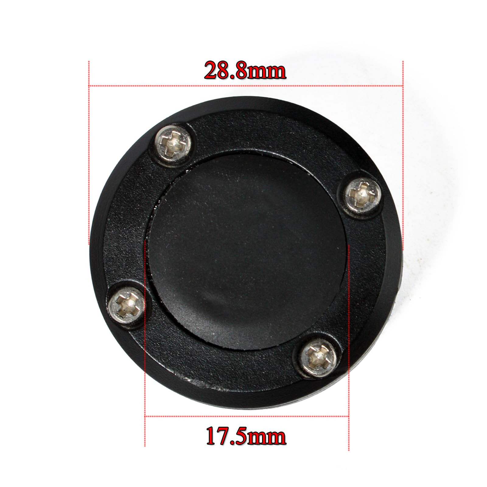 HYSHlKRA Clip posteriore di ricambio con forte magnetismo per walkie-talkie, compatibile con le radio bidirezionali Motorola T42, T100, T200, T210, T260, T265, T270, T80 e T800 (Nero)