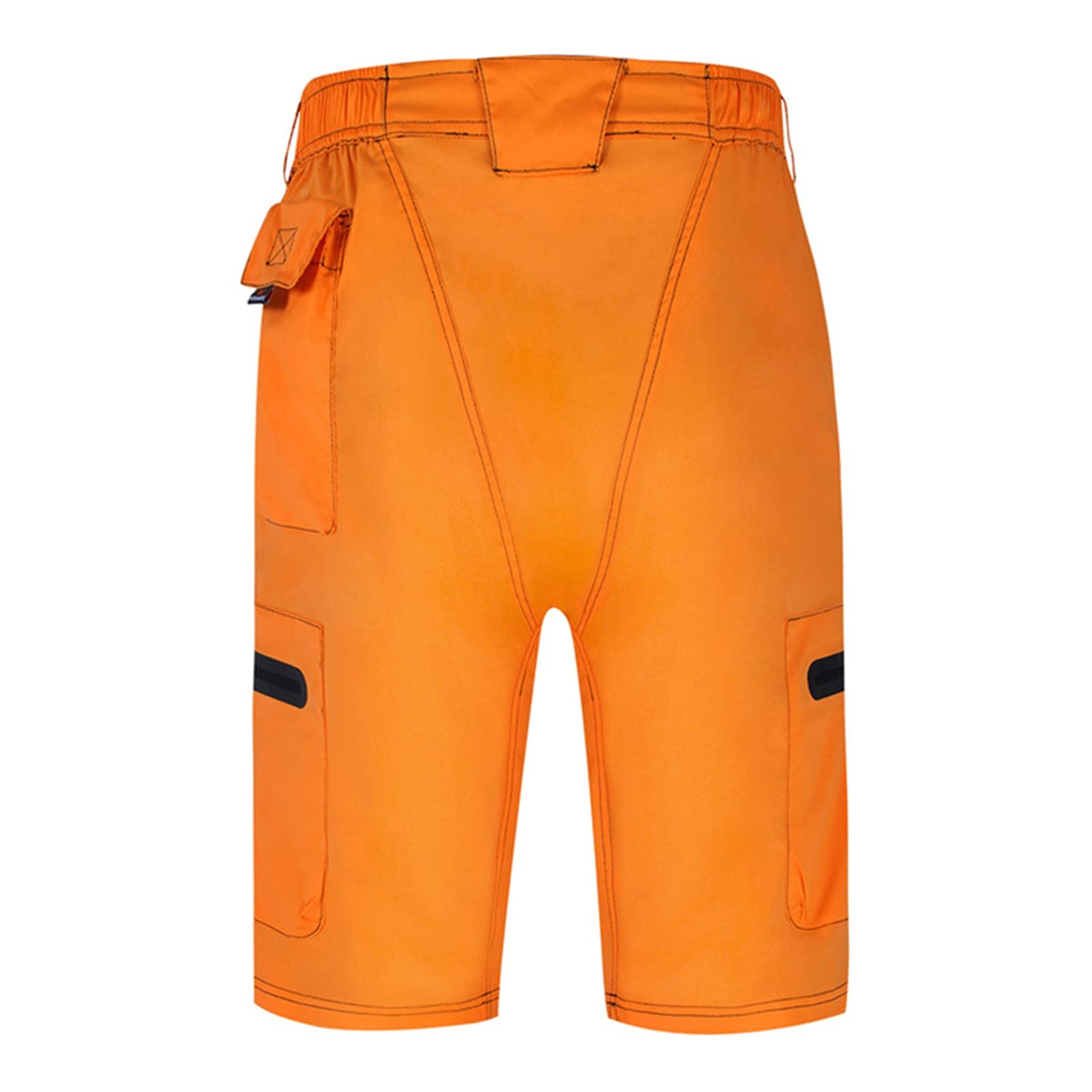 Szorty rowerowe Spodenki MTB dla mężczyzn Baggy Shorts Spodenki rowerowe Szybkoschnące spodenki do rowerów górskich do biegania na świeżym powietrzu Trening na siłowni z kieszeniami na zamek błyskawiczny (kolor: B, rozmiar: D (XL))
