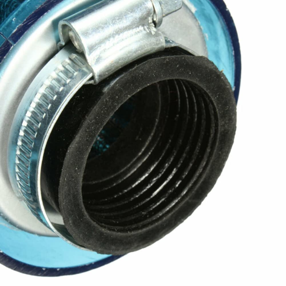QAZAKY 2 Pièces Filtres à Air 41mm 42mm 43mm Coude à 45 Degrés Anti-éclaboussures Couvercle Plastique étanche Pour Moto VTT Quad Scooter