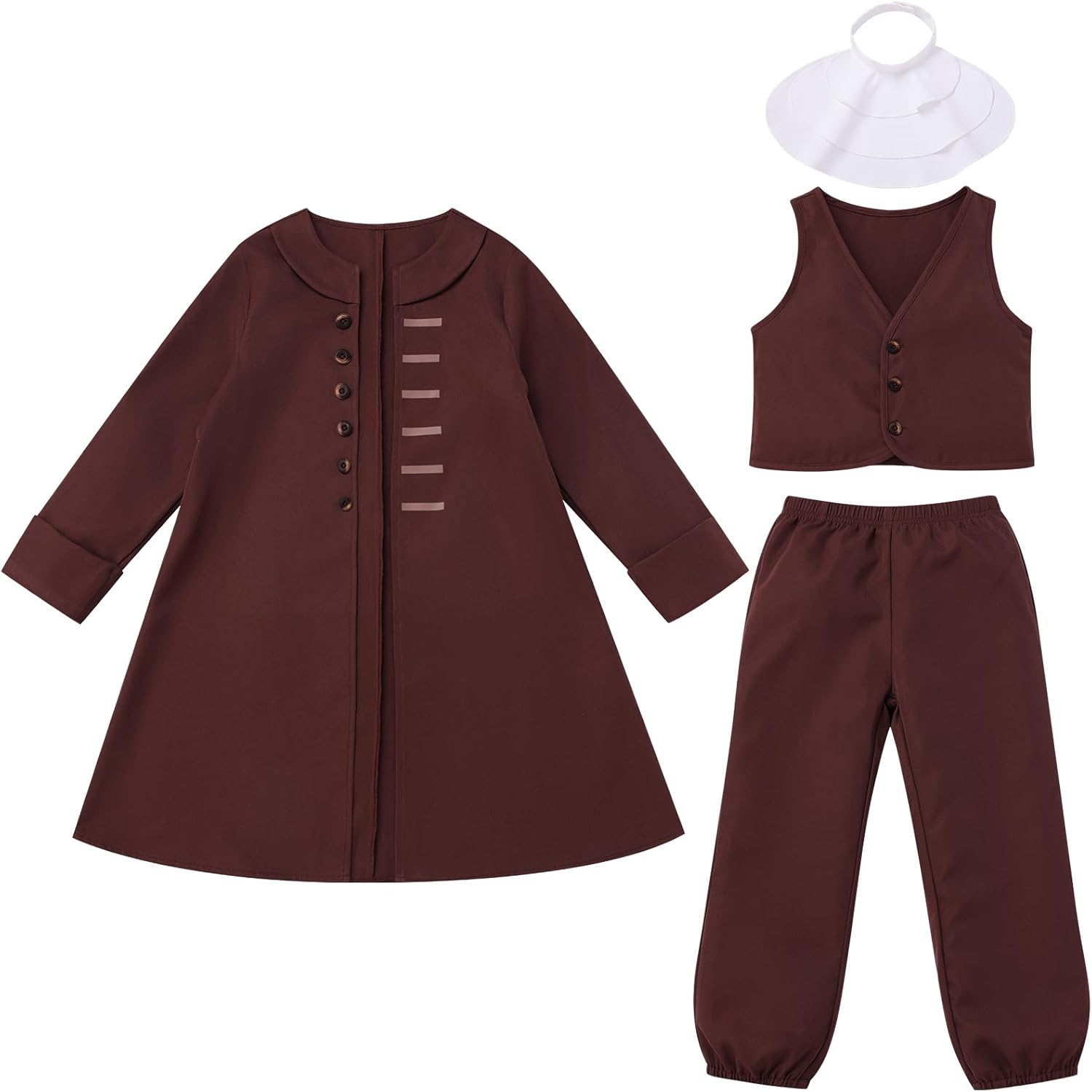 IBTOM CASTLE Washington Costume Boys Kids Colonial Boy Costume California Costumes for Boys Halloween Cosplay Fancy Uniform - Image 6