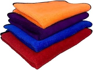 ShowTop Car Drying Towel, Premium Microfiber Cleaning Cloth, Super Absorbent Car Drying Towel, Suitable for Car/Windows/Screen/Kitchen - 30x40cm (4 Pack)
