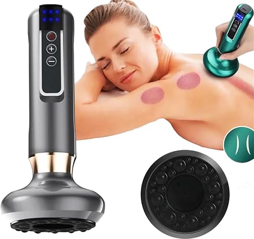 Masajeador eléctrico de ventosas al vacío de 6-12 niveles para el cuerpo, raspado de guasha, cuerpo quemador de grasa, ventosa anticelulítica,