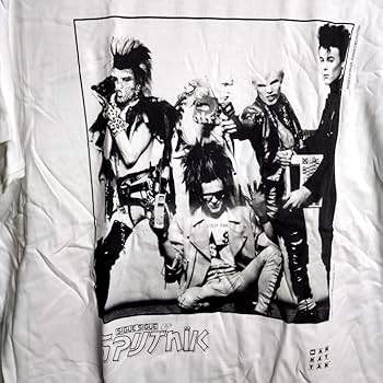 Amazon.co.jp: SIGUE SIGUE SPUTNIK T-shirt ジグジグスパ