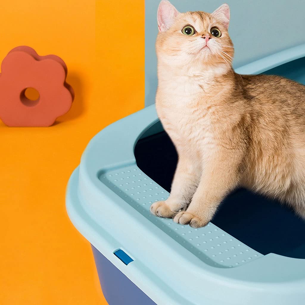 Cajas de Arena Caja de Arena de Gato de Gato de Gato de Gato Grande Espacial Espacio para facilitar la Limpieza Arenero ​Gatos (Color : B)