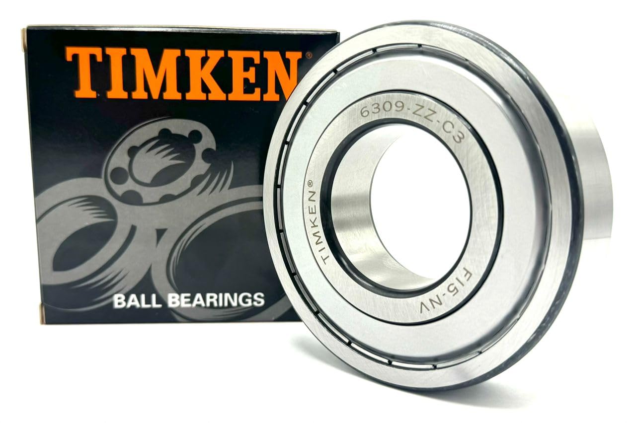 TIMKEN 6309 ZZ C3 DEEP Groove Ball Bearing, Metal Shielded