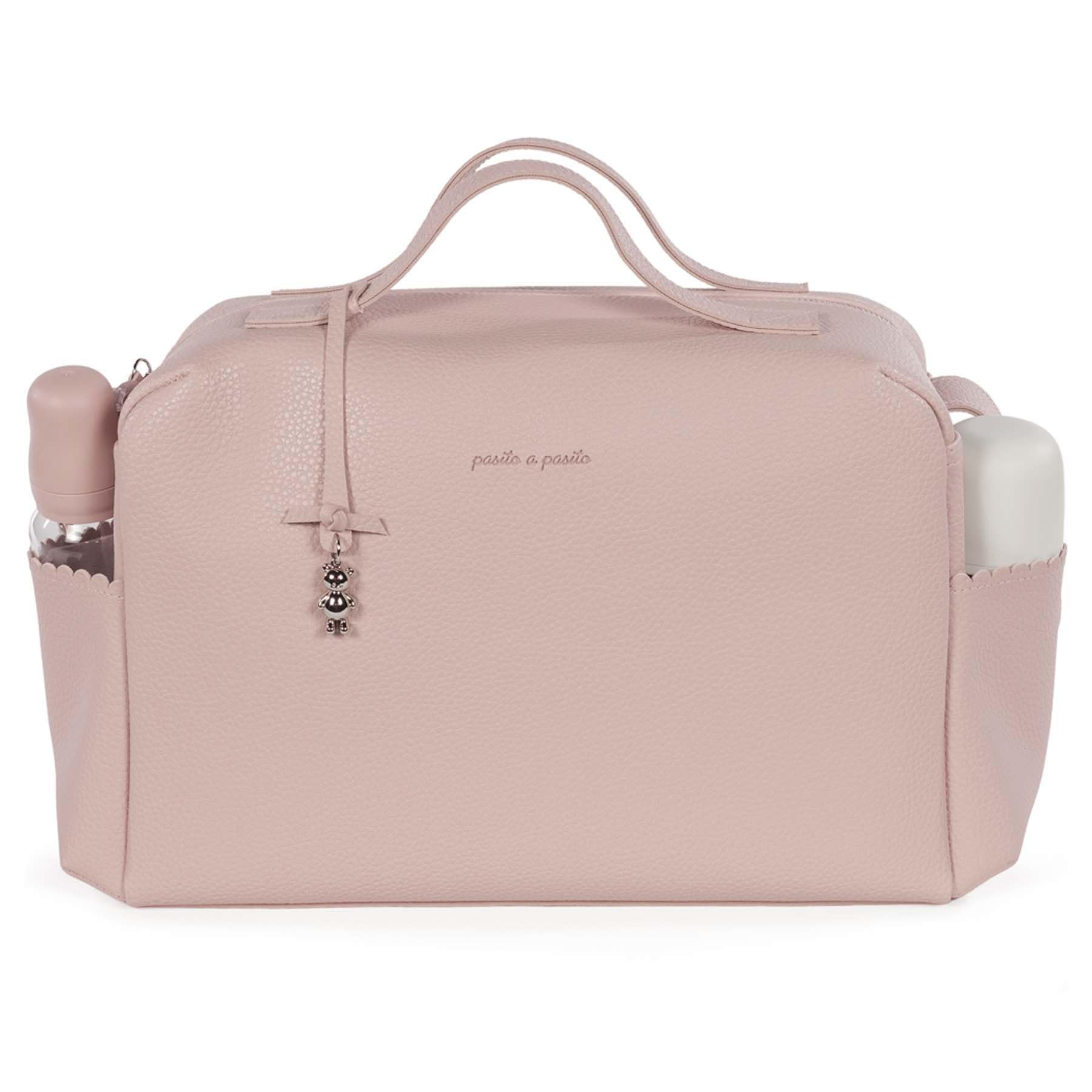 Pasito a Pasito Bolsa de pañales Icon, Rosa O Beige O Gris O Caramelo, M