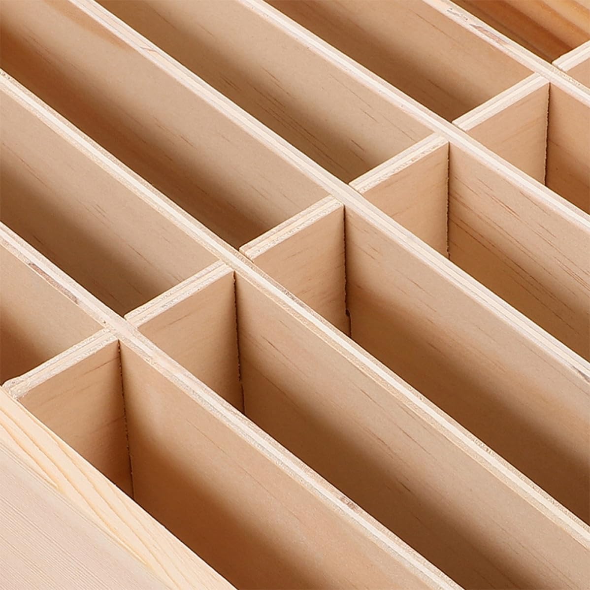 Organizer Gestione e Pezzi Cellulare per Scomparti Legno in 2 12 Design Multicomparto Compatto Protezione Ufficio e Aula Telefono