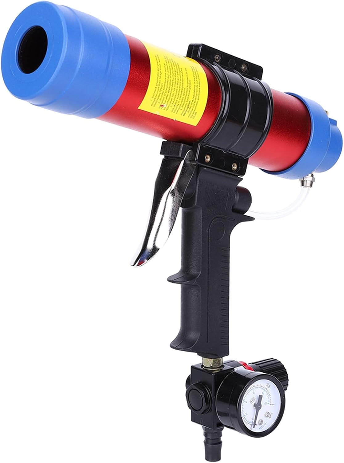 310ml Pneumatic Adjustable Pressure Glass Glue Gun Caulking Gun with Adjustment Valve