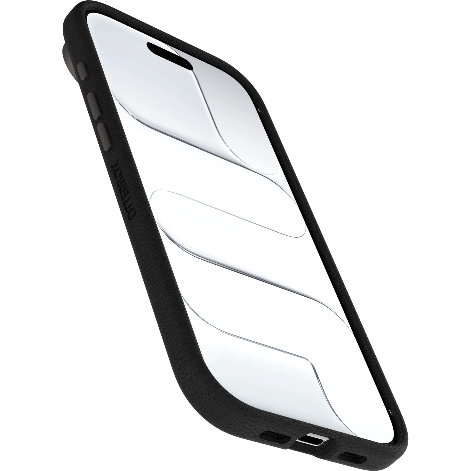 OtterBox Symmetry Series Cactus Leather MagSafe Etui do iPhone Air, odporne na upadek, smukłe etui ochronne, 3 Razy Przetestowane Zgodnie ze Standardami Wojskowymi, Czarne