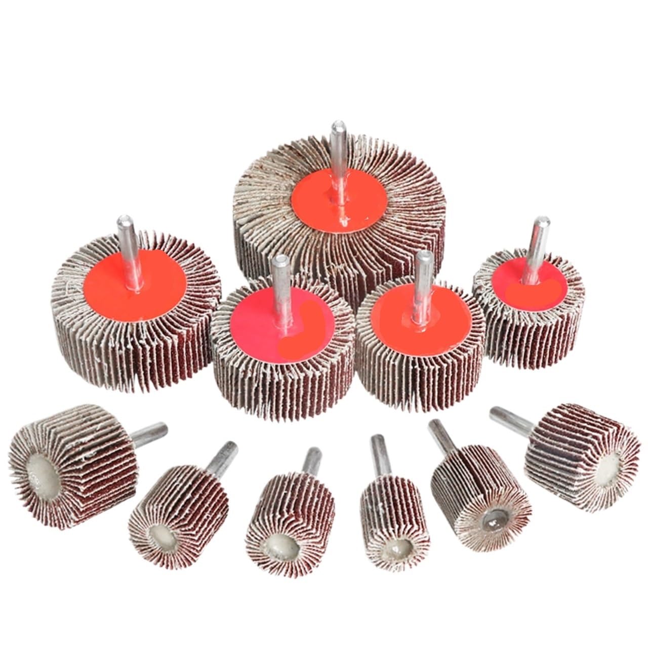Ruedas de Láminas Ruedas de pulido con solapa 10 piezas/5 piezas/2 piezas