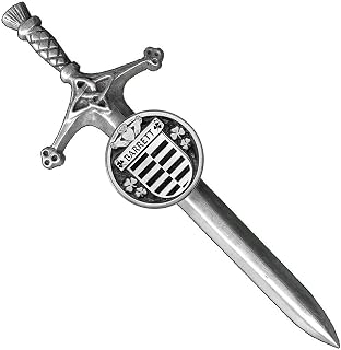 Barrett Irish Coat of Arms Disk Kilt Pin