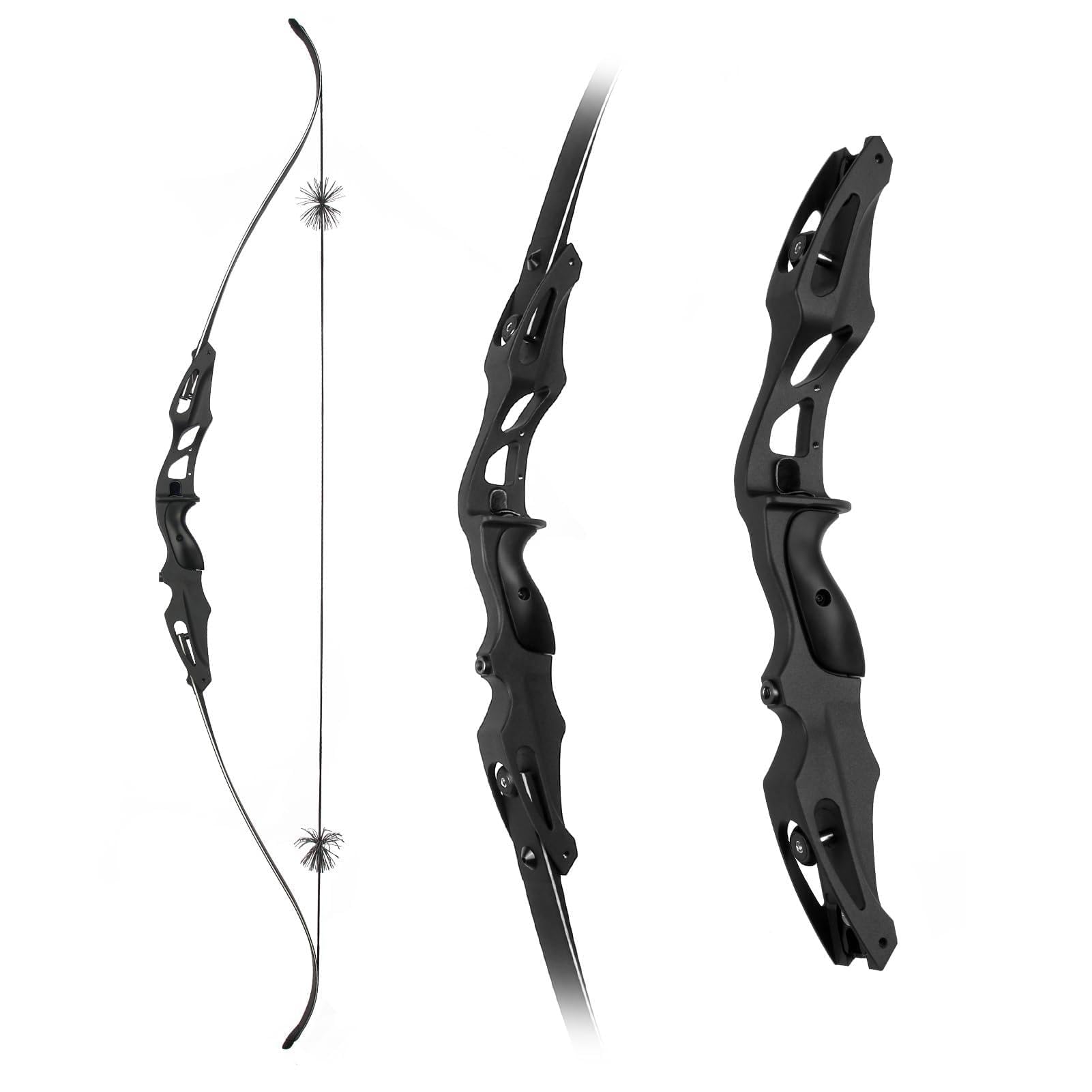 Foam core ILF Limbs Recurve Bow Takedown RightHand Riser Tatget & Hunting Bow 25-50LBS