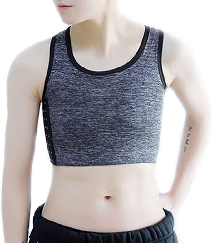 Corset Binder Transgender - Soutien-Gorge Compression FTM/Tomboy - Fermeture Éclair - Unisexe
