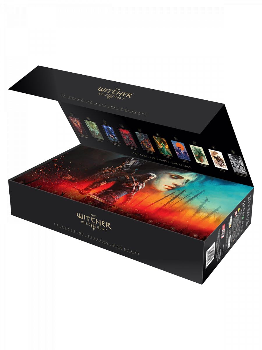 The Witcher Puzzle 10er-Pack 10th Anniversary Puzzle Collection (500 Teile)