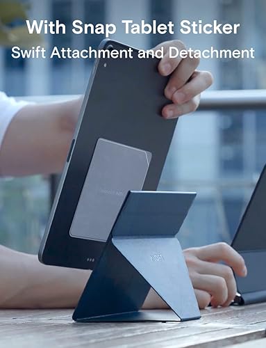 Miniatura 5 de MOFT Soporte para tableta a presión desmontable al instante apto para el teclado mágico y más plegable y ajustable en vertical o paisaje compatible