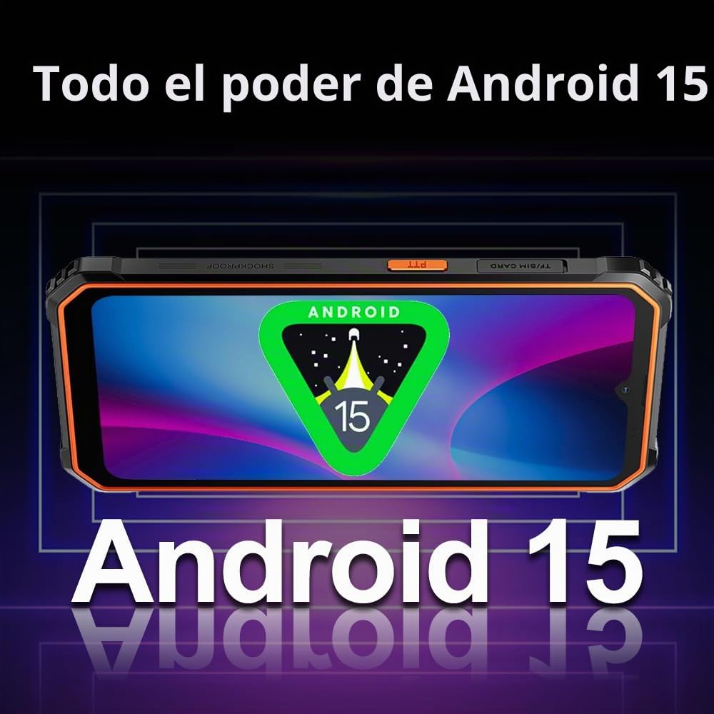 Blackview BV4800 SE (NFC) Téléphone Portable Incassable, 12Go+64Go/TF 1To Octa-Core, Android 15, 6.56" HD+, Smartphone Incassable, 5180mAh, 16MP+8MP, 4G Dual SIM, 3 Slot/GPS/Face ID/NFC Noir