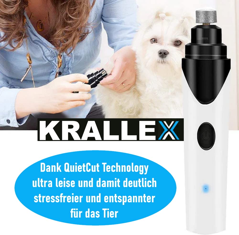Pets elektryczna szlifierka do pazurów klasy premium, nożyce do pazurów, przycinarka do pazurów, nożyczki, nożyce elektryczne dla psów, kotów, cicha praca