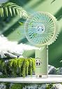 DEOXY Panda Portable Fan, Powerful Hand Fan with Spray Mist Air Cute Design 3 Speed Personal Small Desk Fan, Lightweight Rechargeable USB Handheld Fan for Girls, Women, Men, Kids(RPF-6165) gallery image