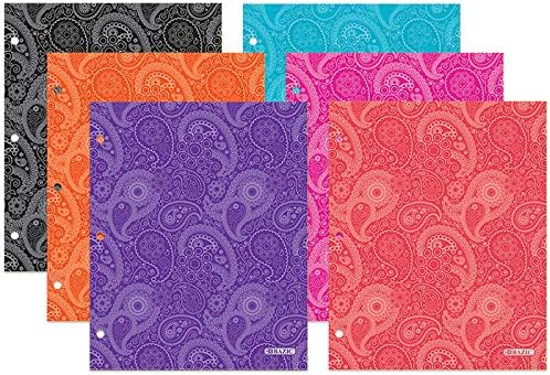 Bazic Paisley - Cartera con 2 bolsillos, caja de 48