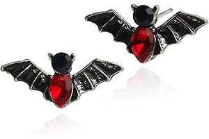 Gothic Bat Earrings for Halloween