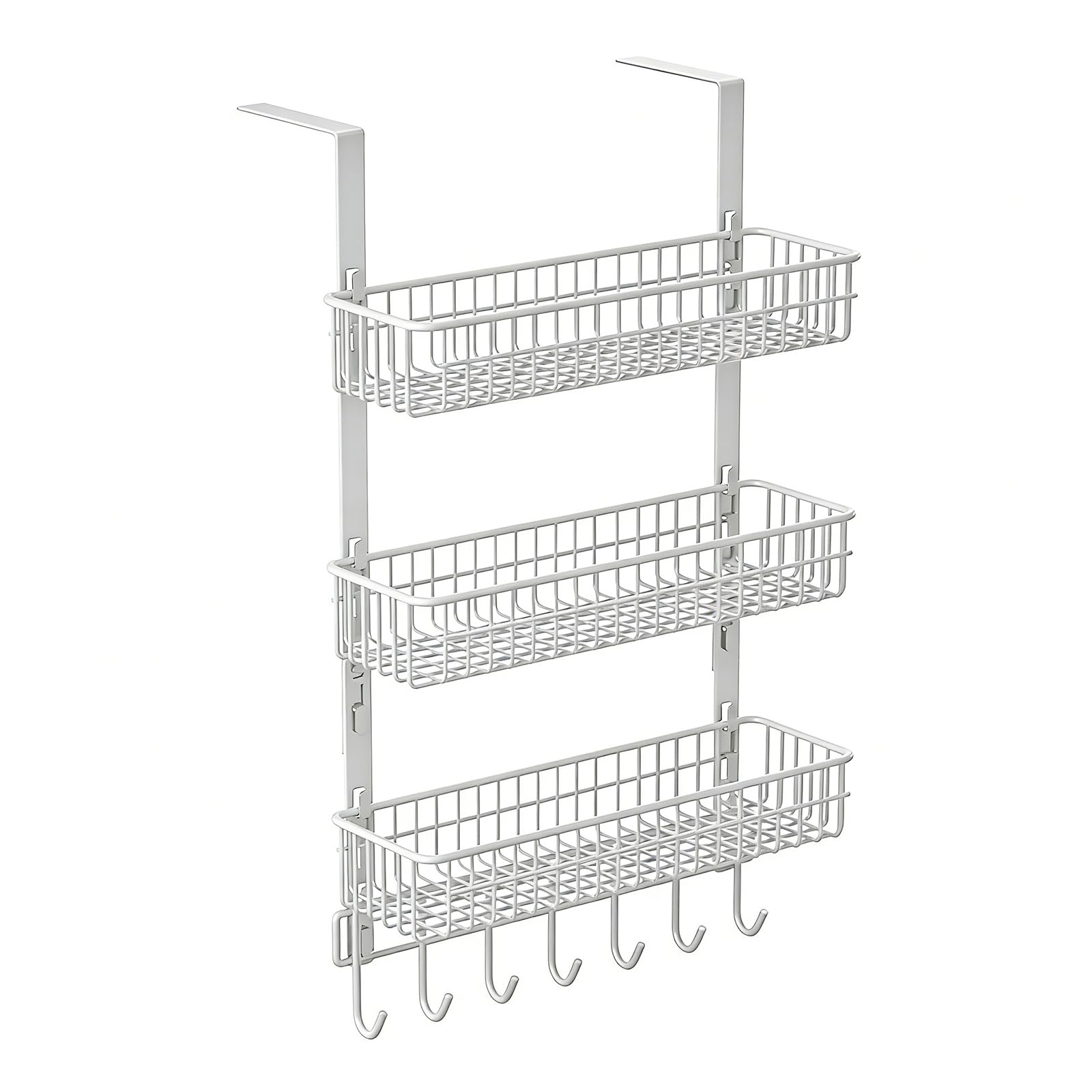 CAZSTYK 3 Steel Storage Rack for Kitchen Space Saving Design Sturdy Storage Shelf