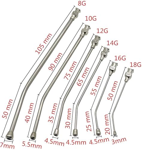 Baby Bird Feeding Syringe Feeding Tubes for Birds Parrot Hand Feeding Syringe with 6 Pcs Curved Gavage Tubes and Stainless Steel Metal Feeding Spoon (20ML)(50ML)