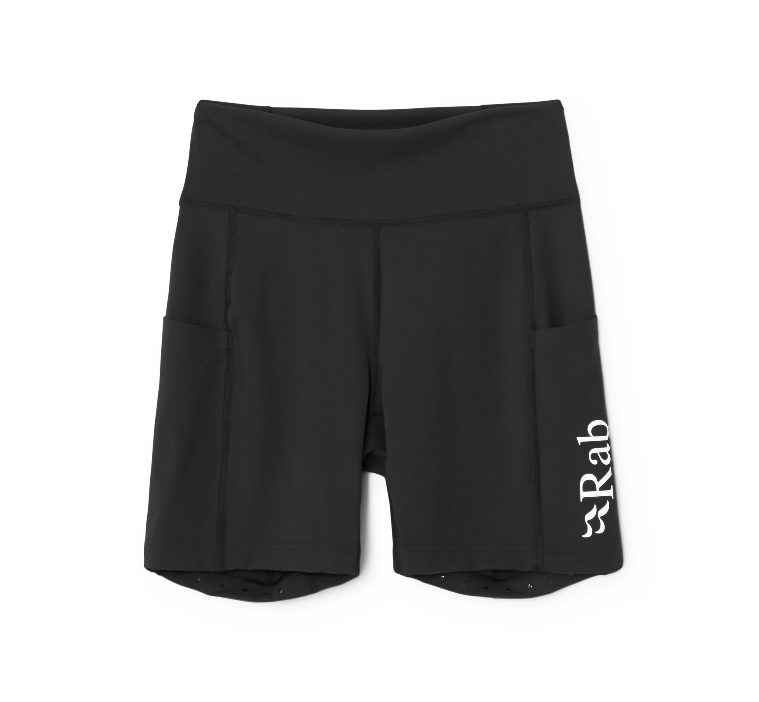 Rab Women's Talus Tights Shorts - Quick-Drying, Breathable Shorts for Trail Running, Trekking, & Hiking - Black - 12