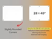 Vista 7 de DOUBLE MONTH Wall Calendar - Personalized Planner 2026 Two Month Planner Family Calendar 2026 Calendar w Marker, New Home Gift, Housewarming Gift