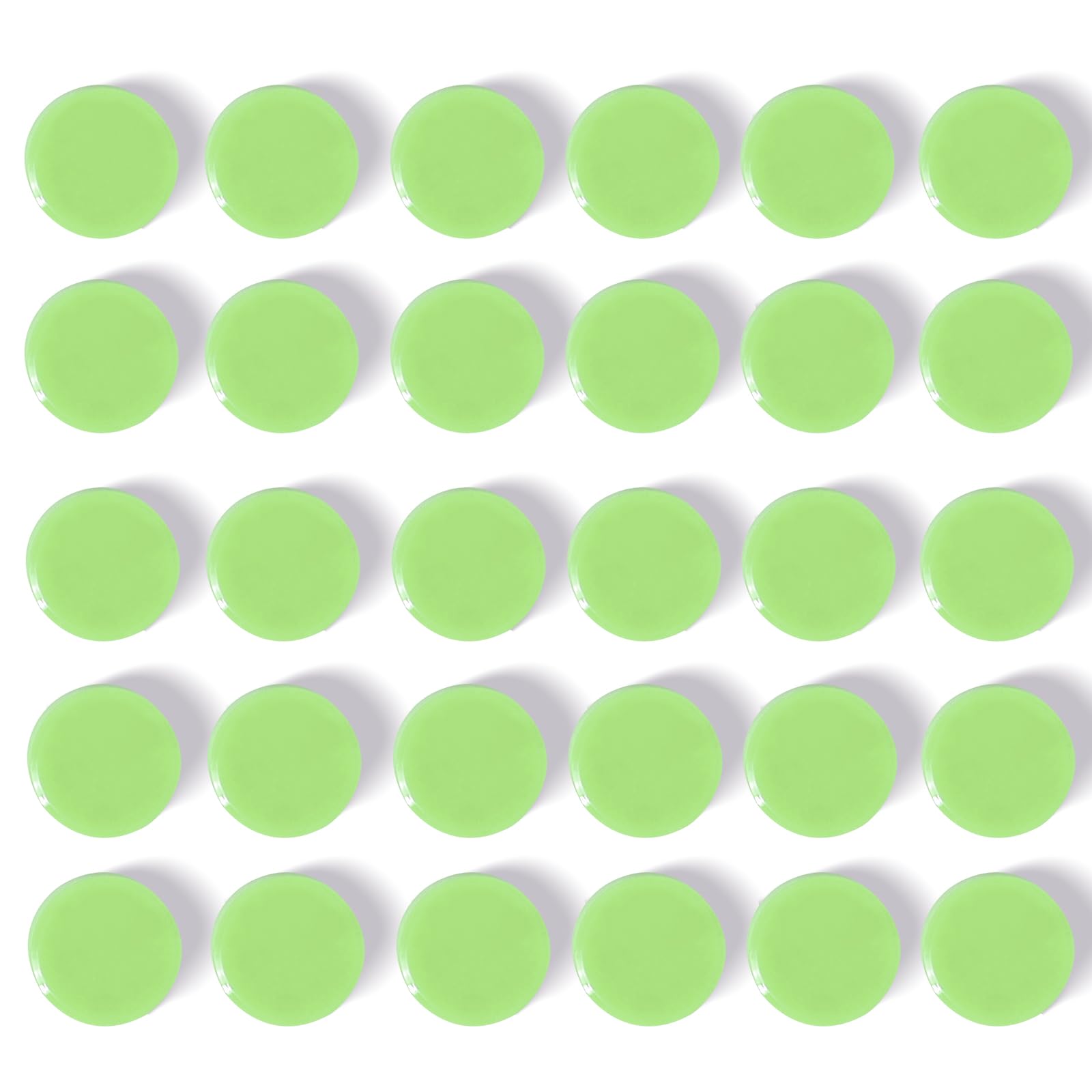 QOJOPU Fridge Magnets, 30Pcs Strong Small Magnets, Decorative Heavy Duty Refrigerator Magnets, Round Mini Cute Magnet for Whiteboard, Fridge, Locker,