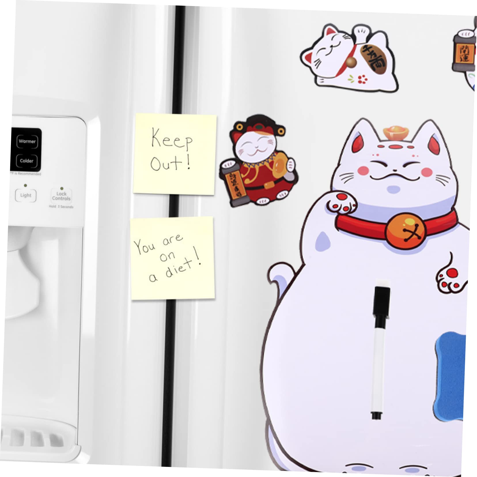 PRETYZOOM Pizarra 4 Juegos De Bloc De Notas Tablero De Menú Tablero De Borrado para Niños Imán Gráfico Tablero De Planificación Tablero De Horario De Refrigerador