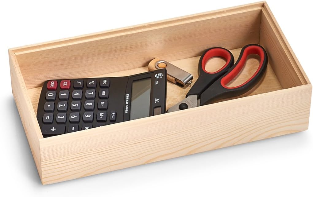 Zeller Organiser Box, Natural, ca. 23 x 15 x 7 cm