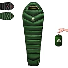 Down Sleeping Bag Winter All-Season Sleeping Bag Outdoor Suitable for Adults and Children Outdoor Camping Hiking with Compression Bag
