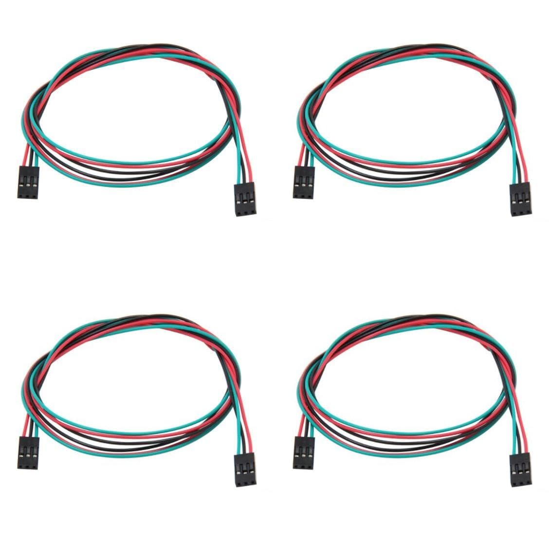 (4 pc) Pro3D 70cm 3 Pin Female to Female Dupont Cable for 3D Printer-image-17